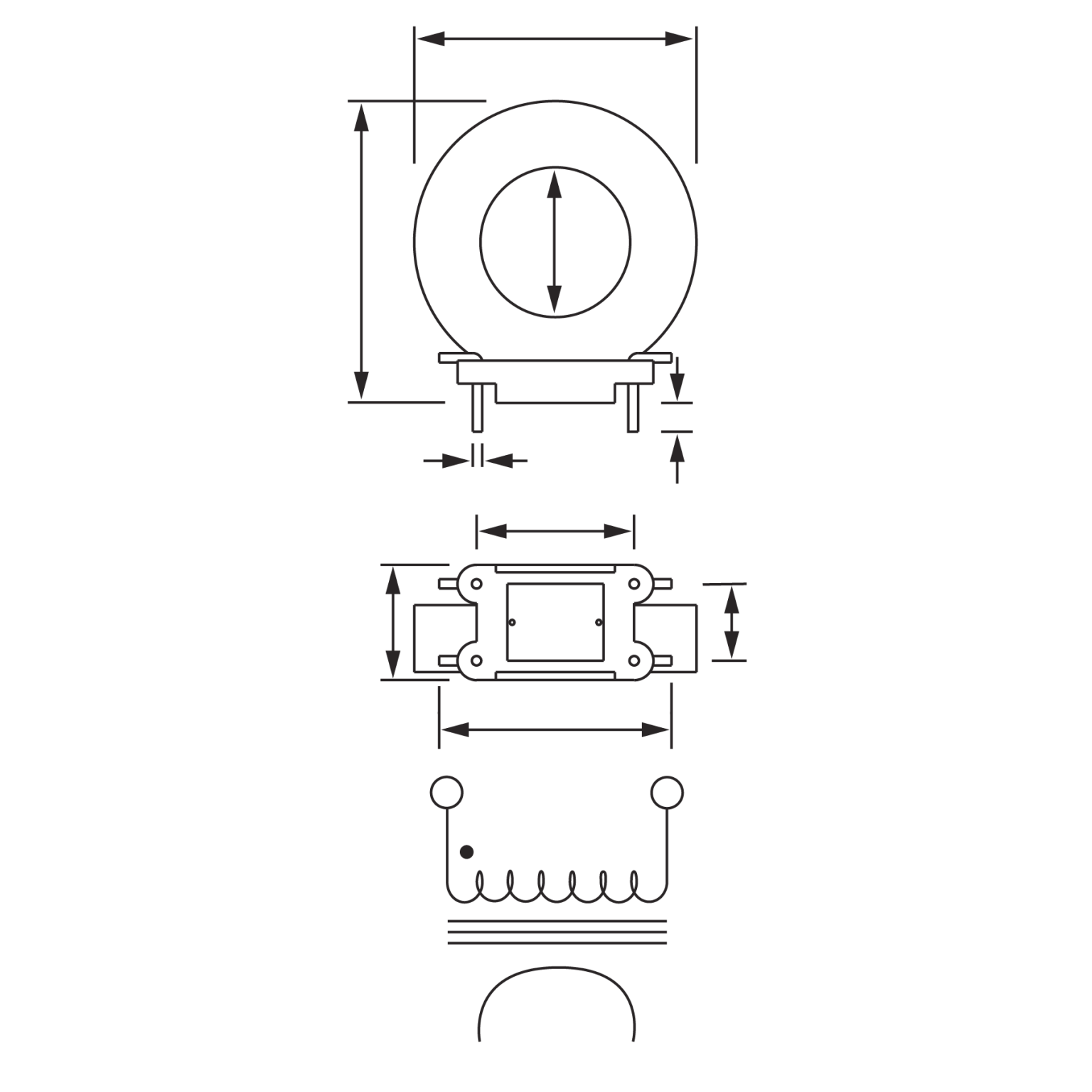 Current Sensing Transformer Bicron Electronics